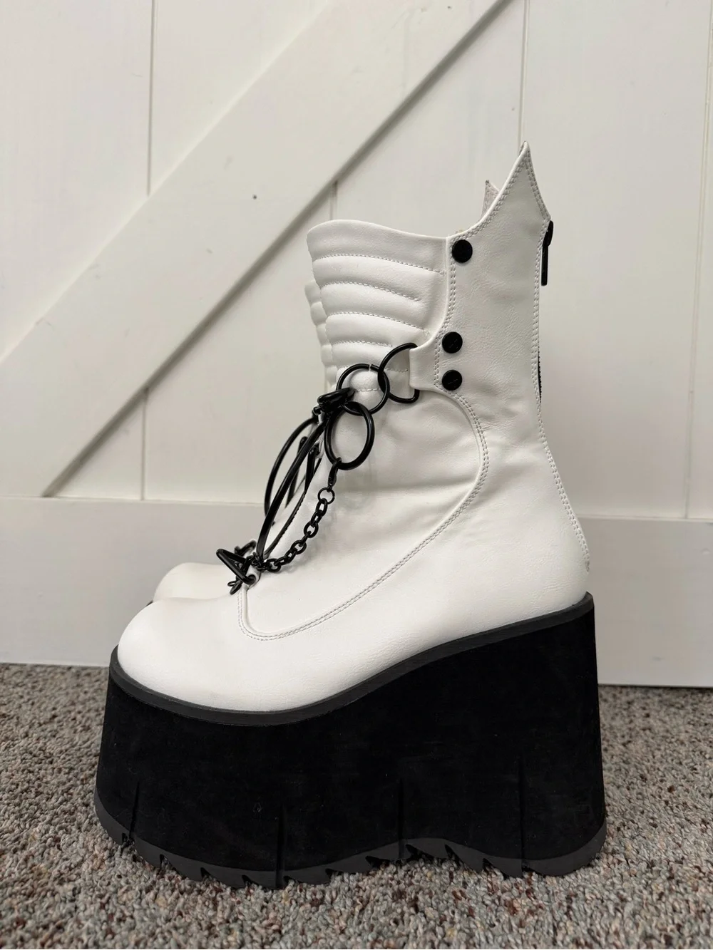 *FLAWED* Demonia Kera-130 Platform Calf High Boots